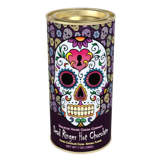 McSteven's Skeleton House "Dead Ringer" Chocolate Cocoa (7oz Round Tin)